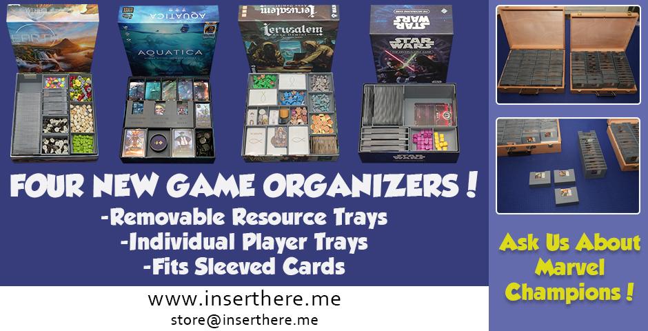 Discover Board Game Organizer Insert – Wayfarer Creations