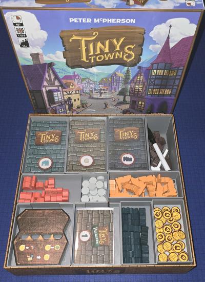 tiny towns board game insert